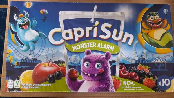 Capri sun monster alarm