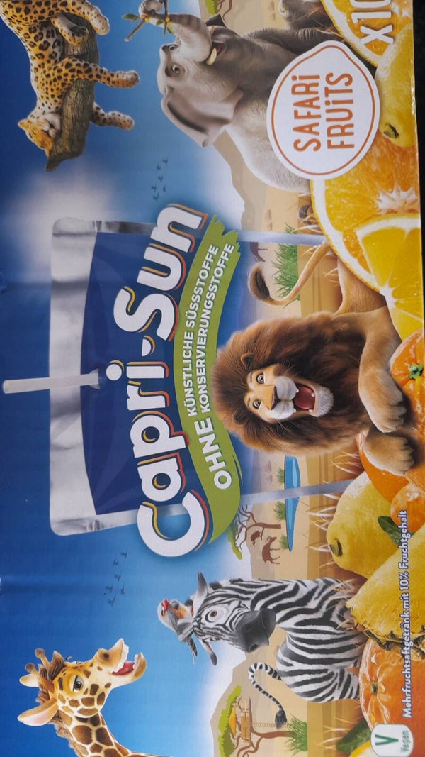 Capri sun safari fruits