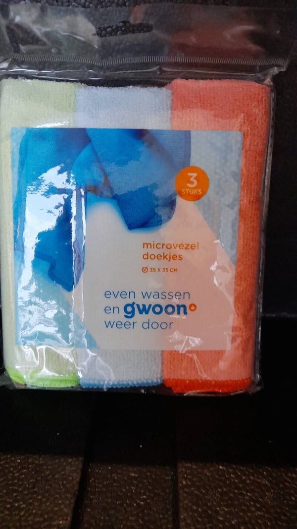 3 micro vezel doekjes