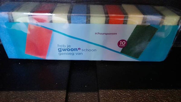 10 schuursponsje gewoon