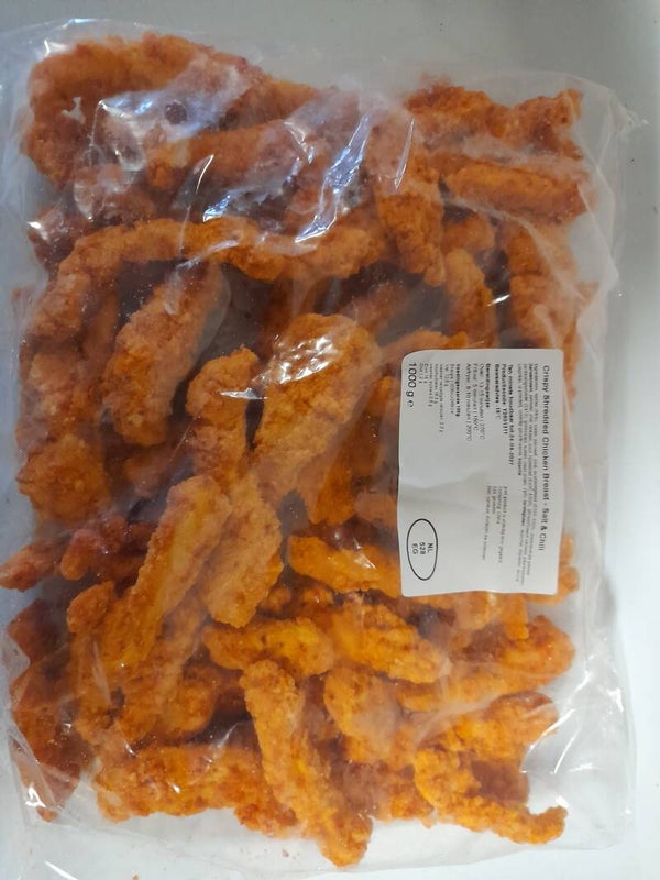 1kg Crispy shredded chicken brengt salt&chili