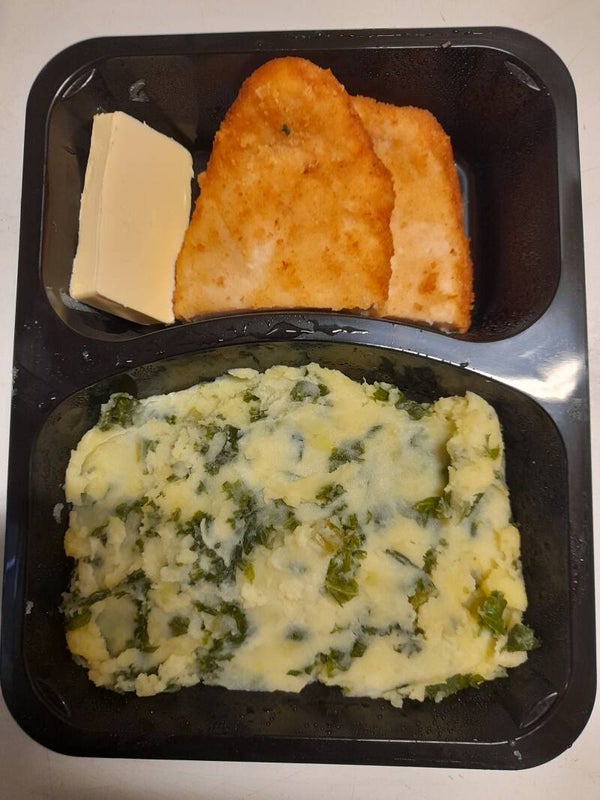 Stamppot boerenkool met kipschnitsel