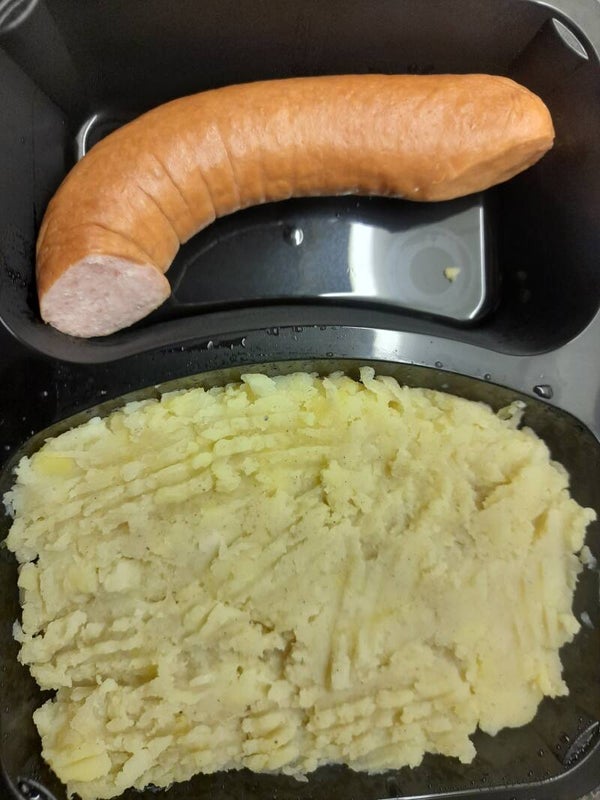 Zuurkoolstamppot met rookworst