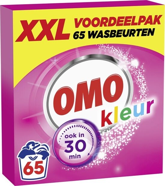Omo kleur XXL Waspoeder 3835g, 65 wasbeurten