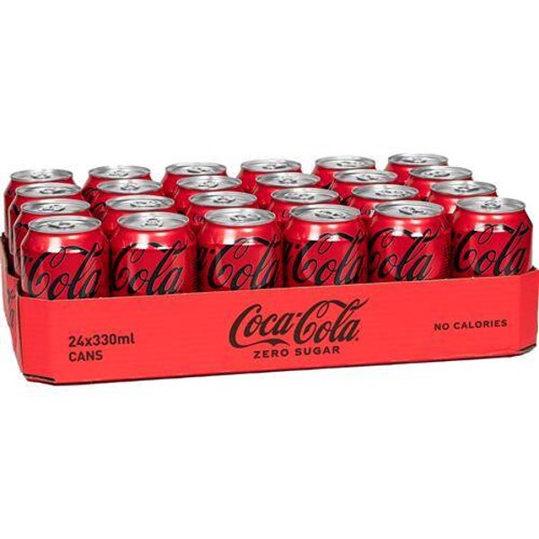 Coca cola zero 24x33ml blikjes