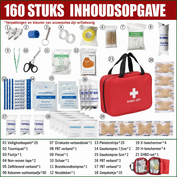 Ehbo kit 160 delig