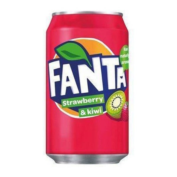 24 blikjes fanta strawberry kiwi 33cl