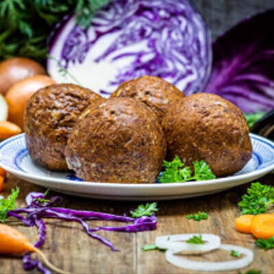 4 gegaarde Gehaktballen ca 400gr