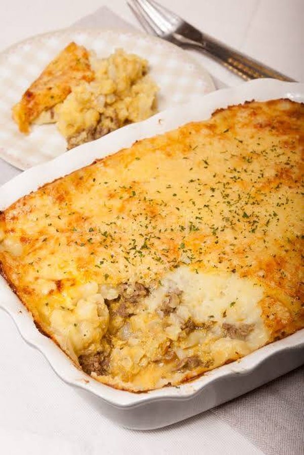 Ovenschotel bloemkool vers gemaakt in eigen keuken