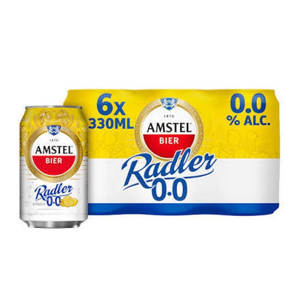 Amstel Radler 0.0 6 blikjes inclusief statiegeld