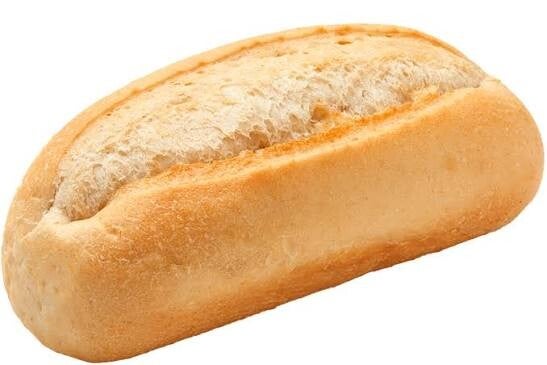 1 pistoletje wit afgebakken