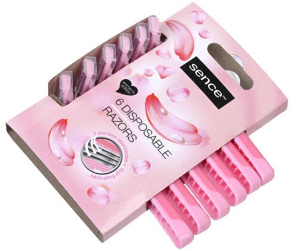 Sence Wegwerpscheermesjes For Women 6st