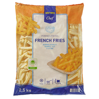 METRO Chef Frites 9 x 9 mm 2,5kg