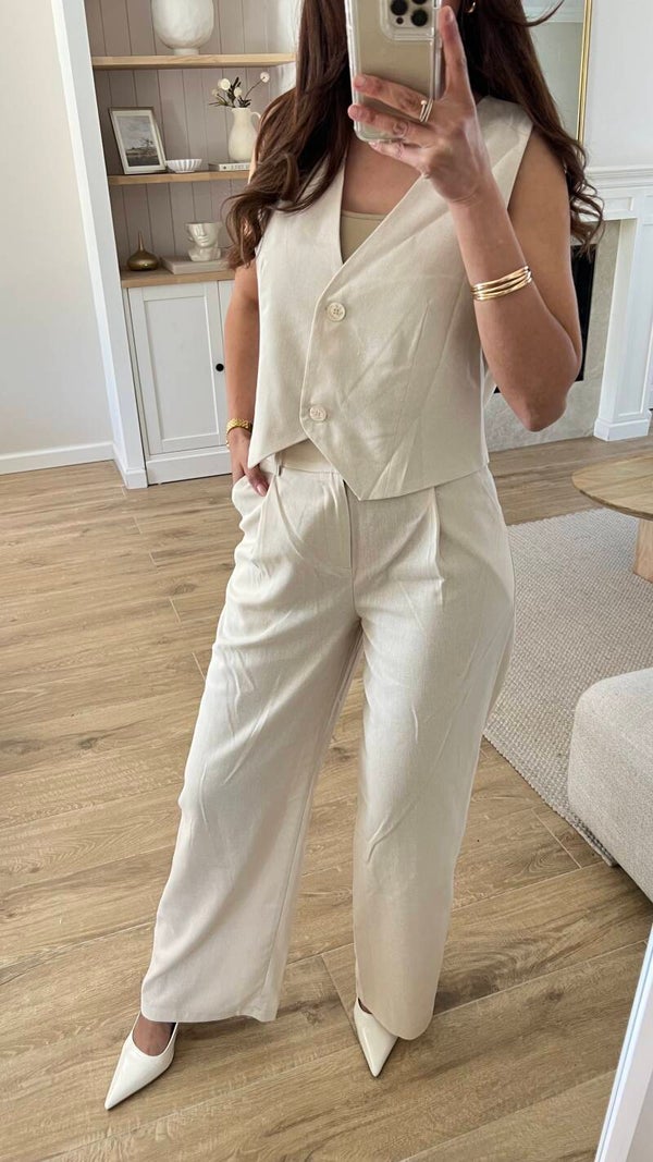 Pantalon Ecru - Taille M