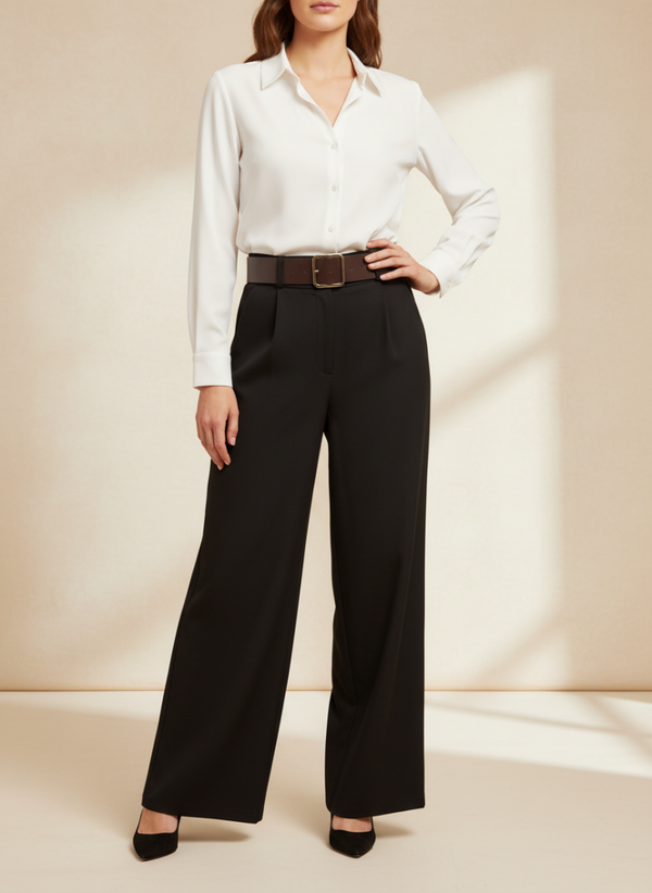 Pantalon Fluide Noir - TU