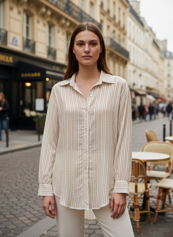 Chemise Tina Beige - TU
