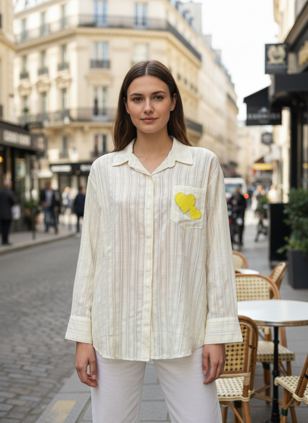 Chemise Prisca Jaune - TU