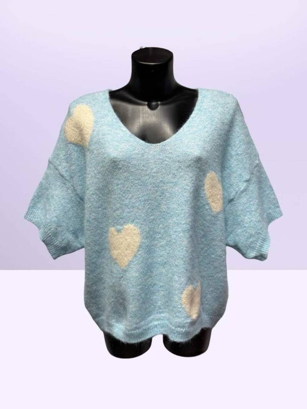 Pull Flora Bleu - TU