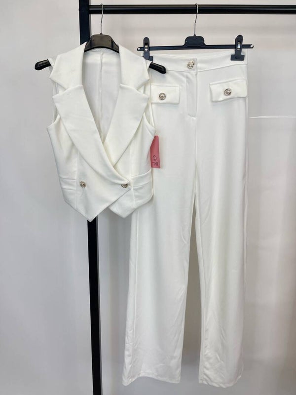 Ensemble Rosalia Blanc - Taille S/M