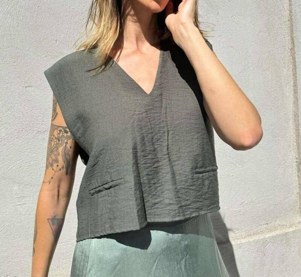 Top Molly Kaki  - TU