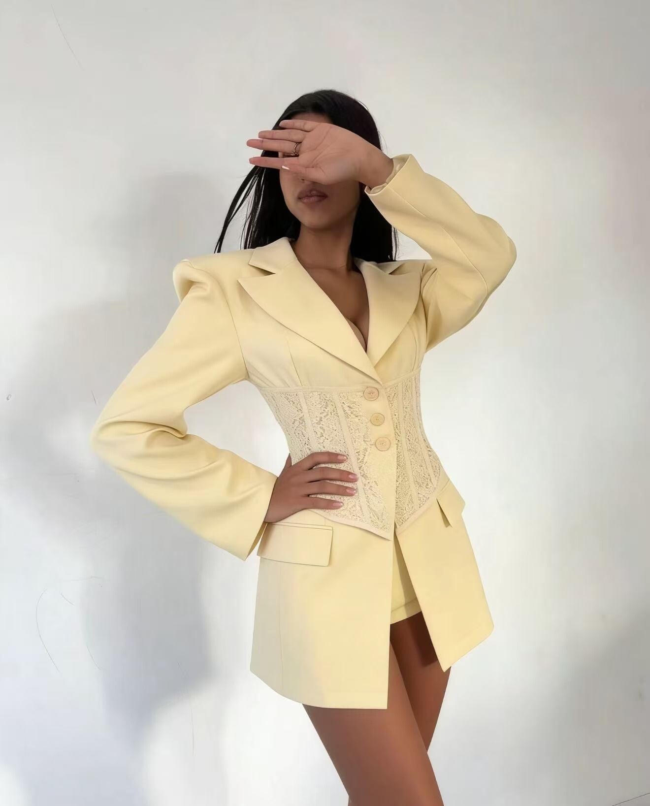 Blazer Rebecca Jaune - TU