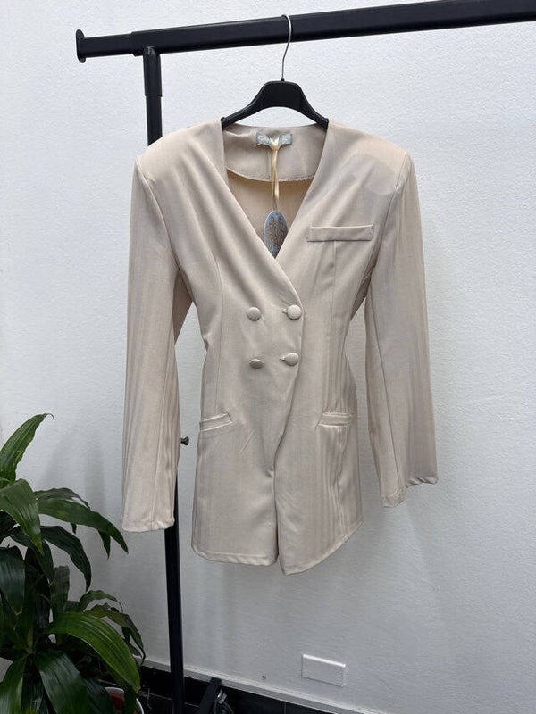 Combi Short Anna Beige - Taille S