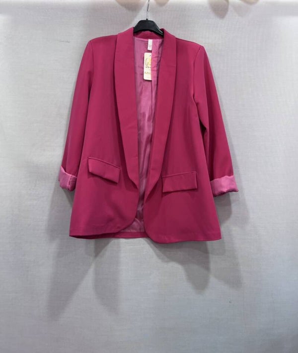Blazer Tina Fuschia  - Taille Unique convenant de taille L à XXXL