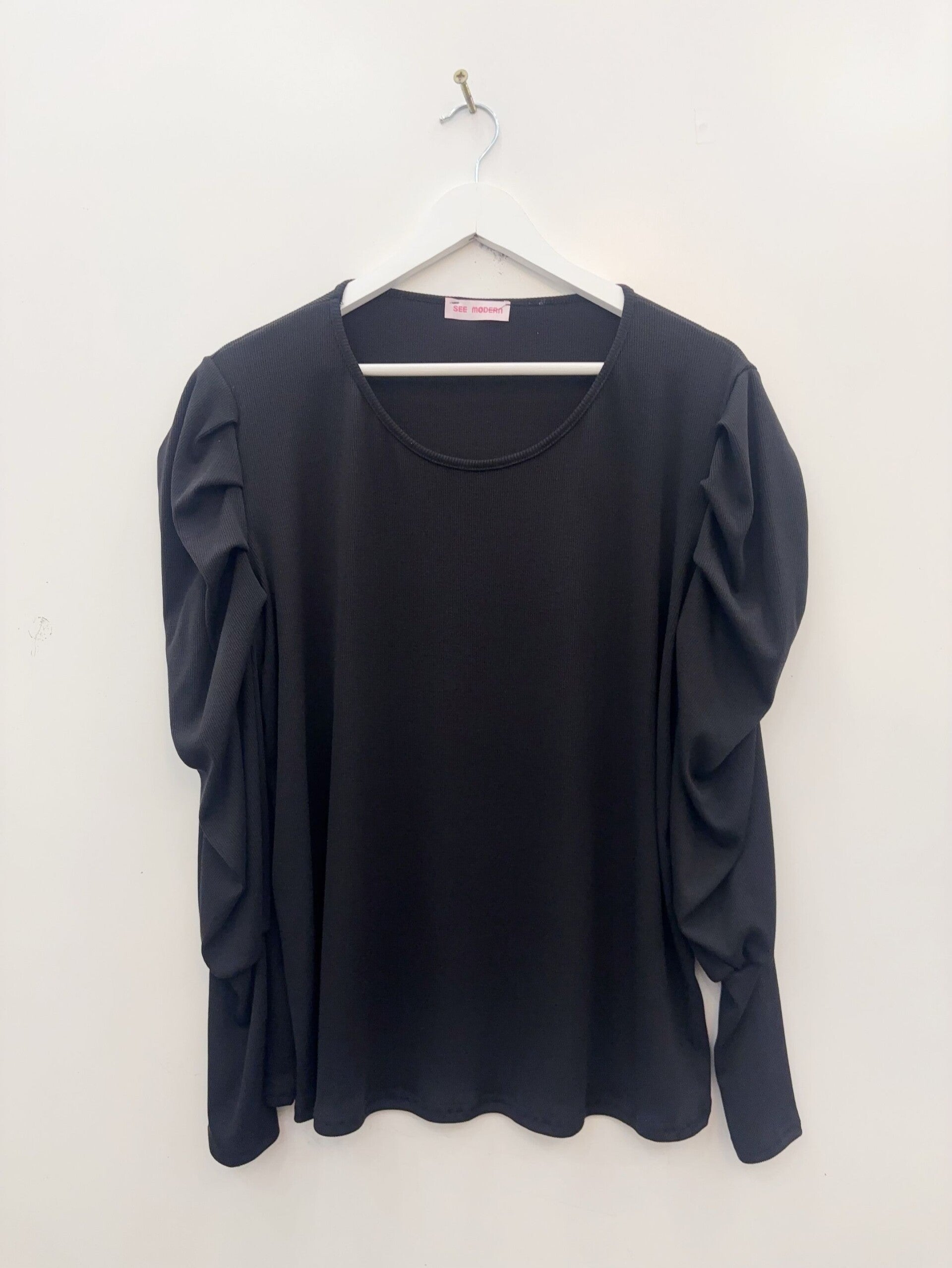 Blouse Maeva Noir - TU convenant de taille L à XXXL