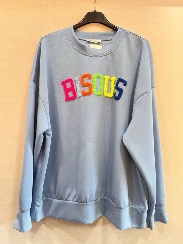 Pull Bisous Bleu - T42 - 50