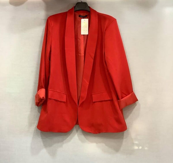 Blazer Tina Rouge - Taille Unique convenant de taille L à XXXL