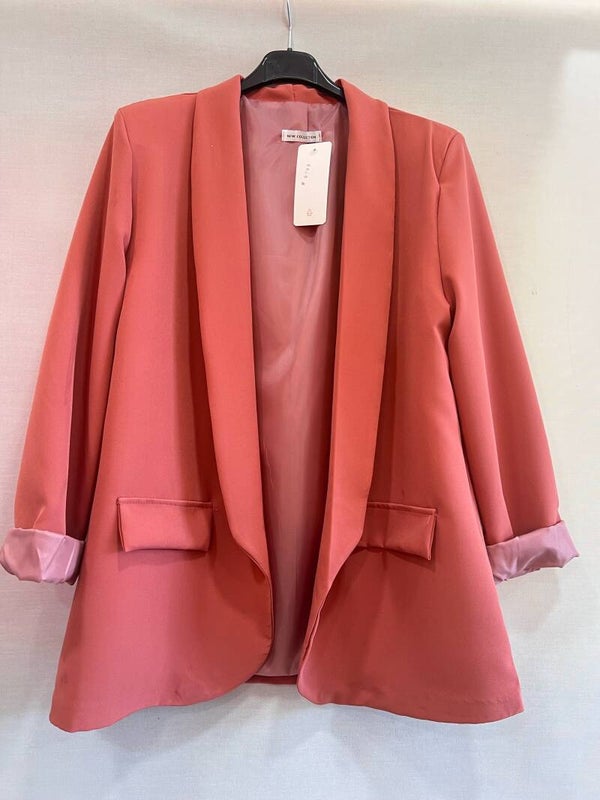 Blazer Tina Terracotta  - Taille Unique convenant de taille L à XXXL