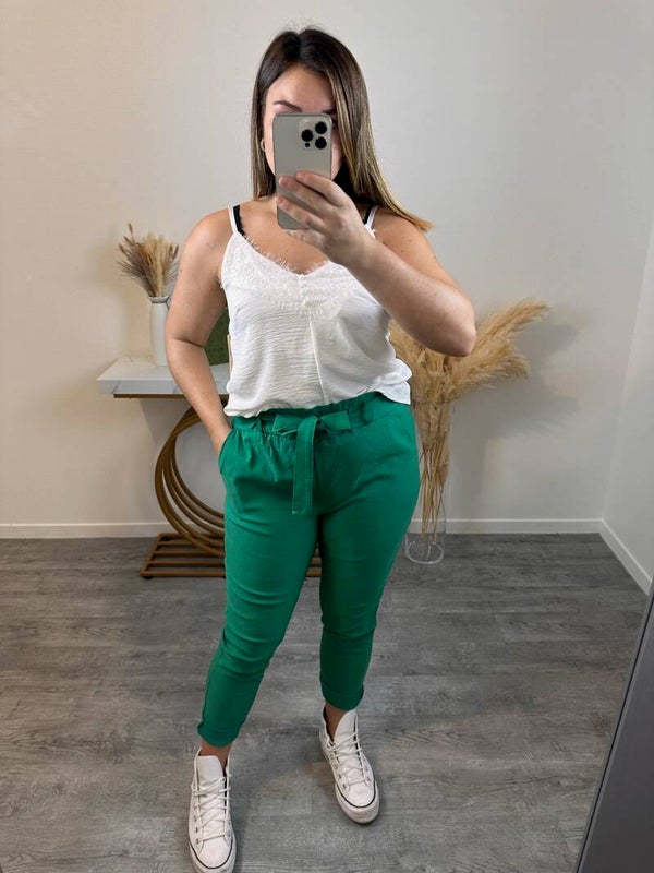 Pantalon Pauline Vert Gucci - T42- 48