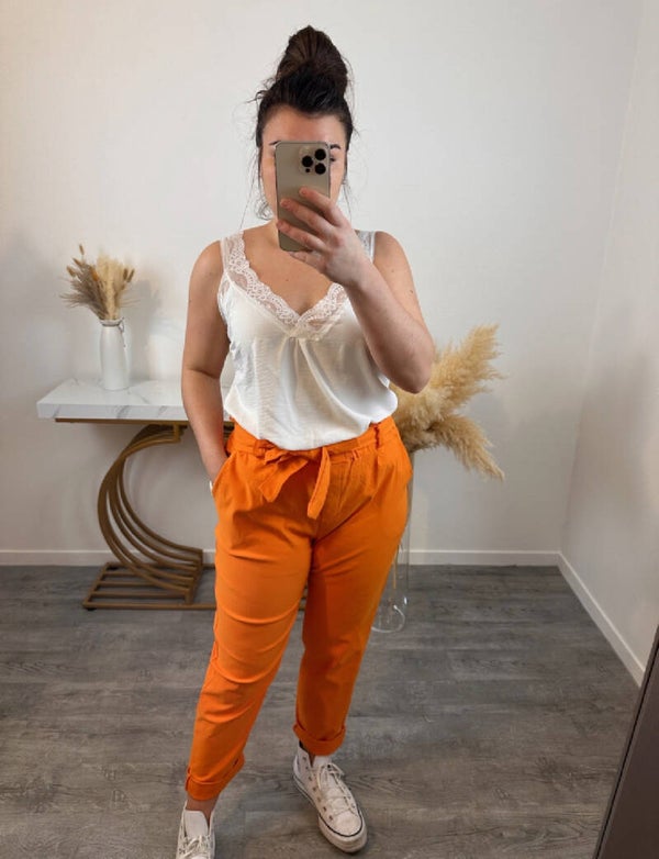 Pantalon Pauline Orange - T42- 48