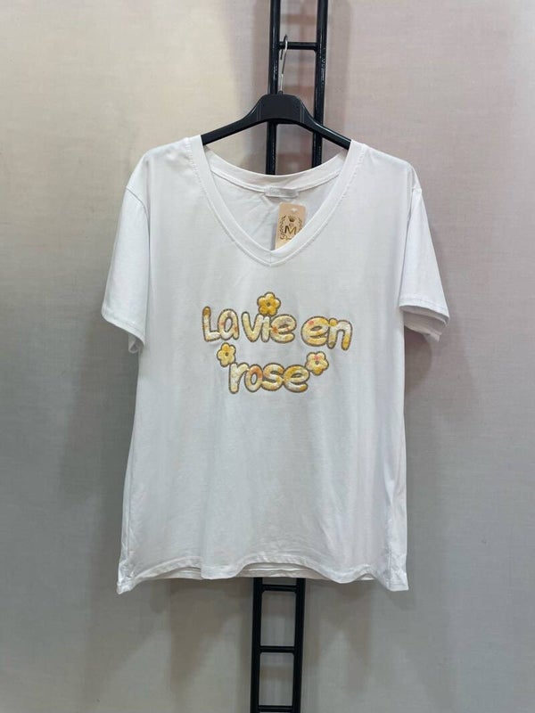 T-Shirt Sandra Jaune - T42 - 48