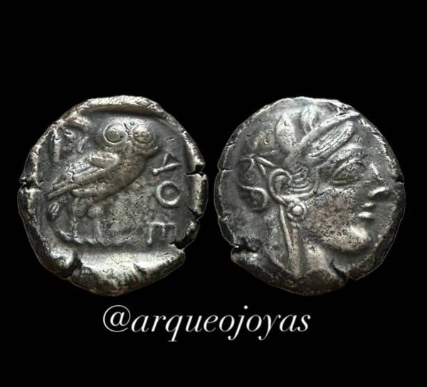 TETRADRACMA BÚHO, ATTICA ATENAS 460-440AC