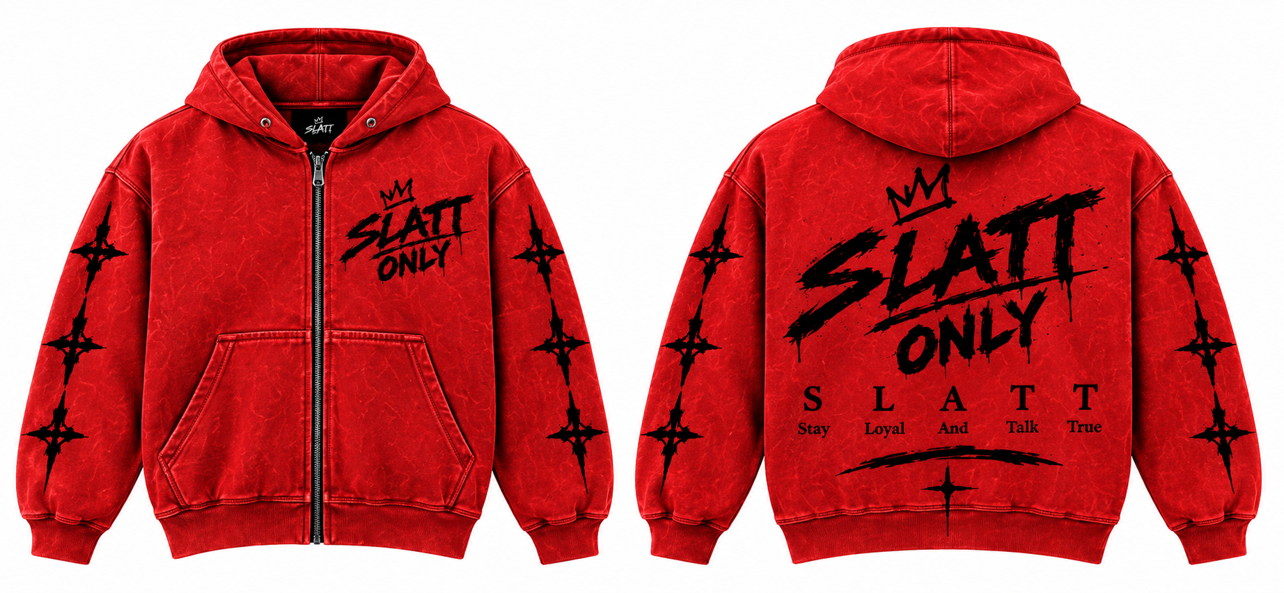 Red Zip-Up Jacket