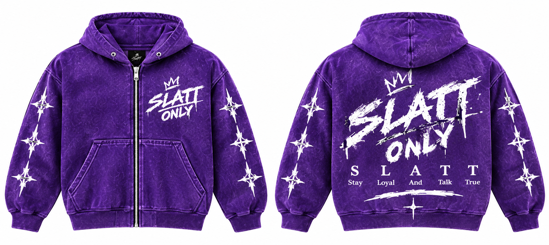 Purple Zip-Up Jacket