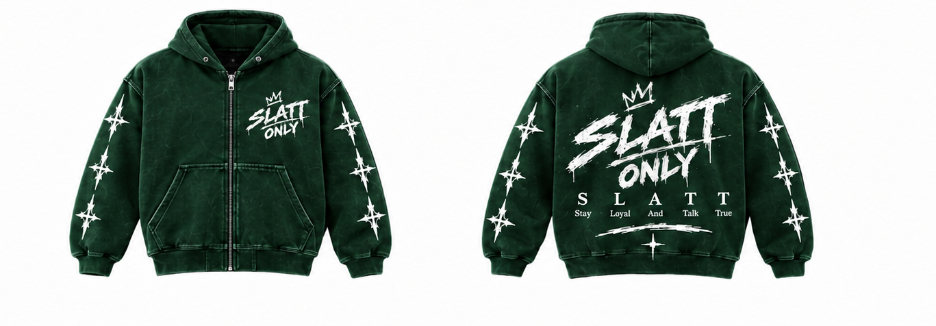 Dark Green Zip-Up Jacket