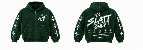 Dark Green Zip-Up Jacket