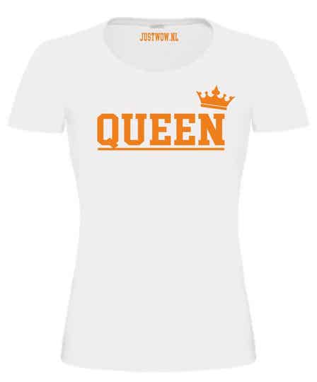 koningsdag t-shirt dames: Queen