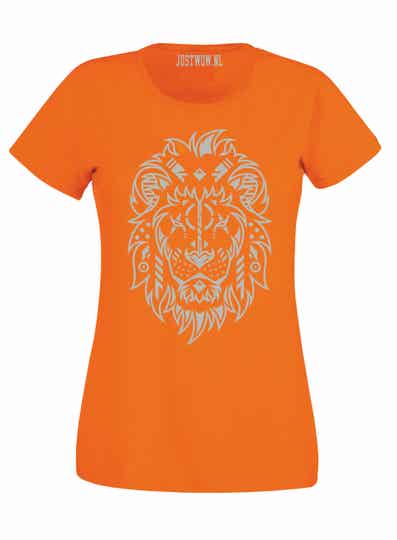 Koningsdag shirt dames: Leeuw