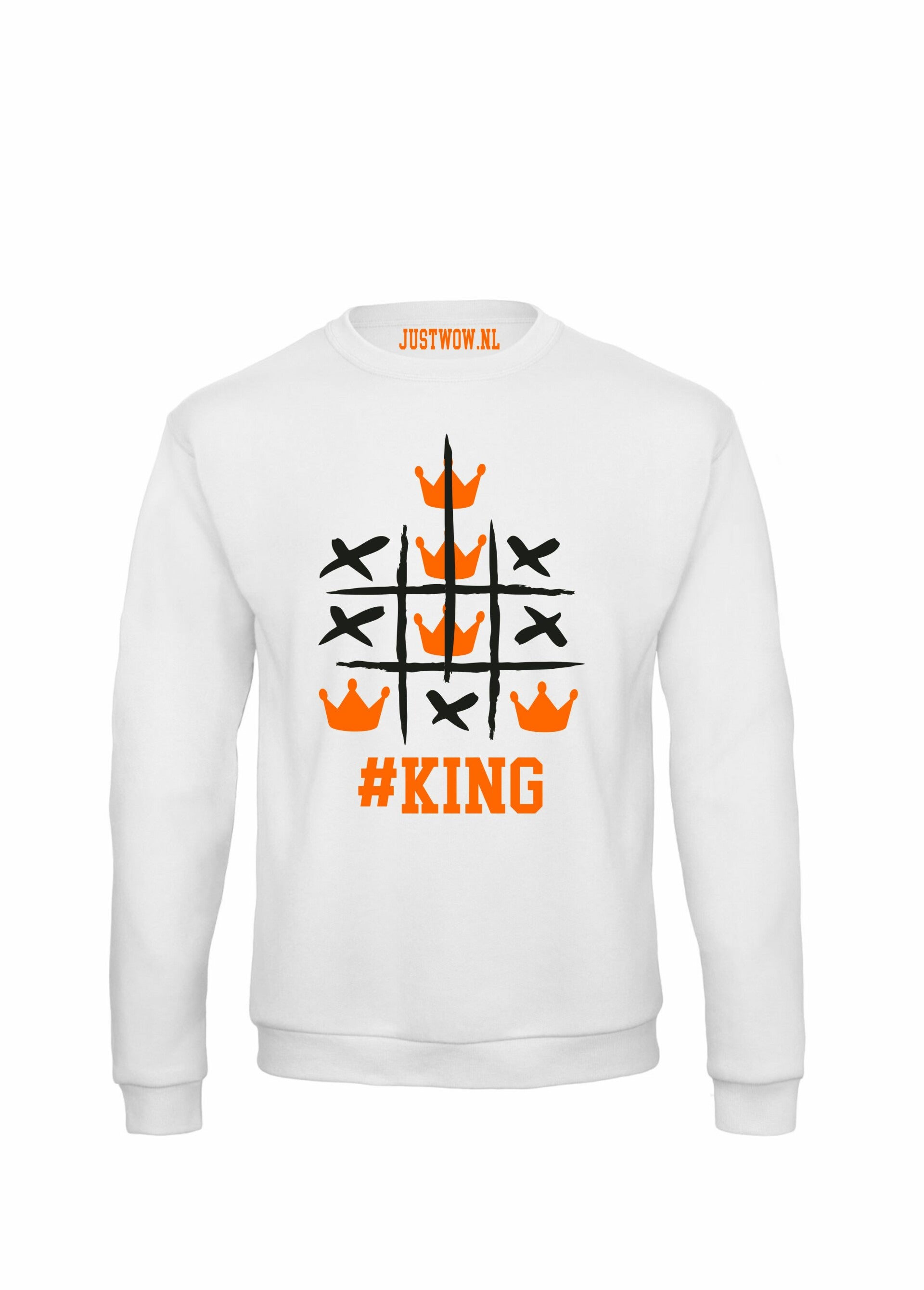 Koningsdag sweater: #King