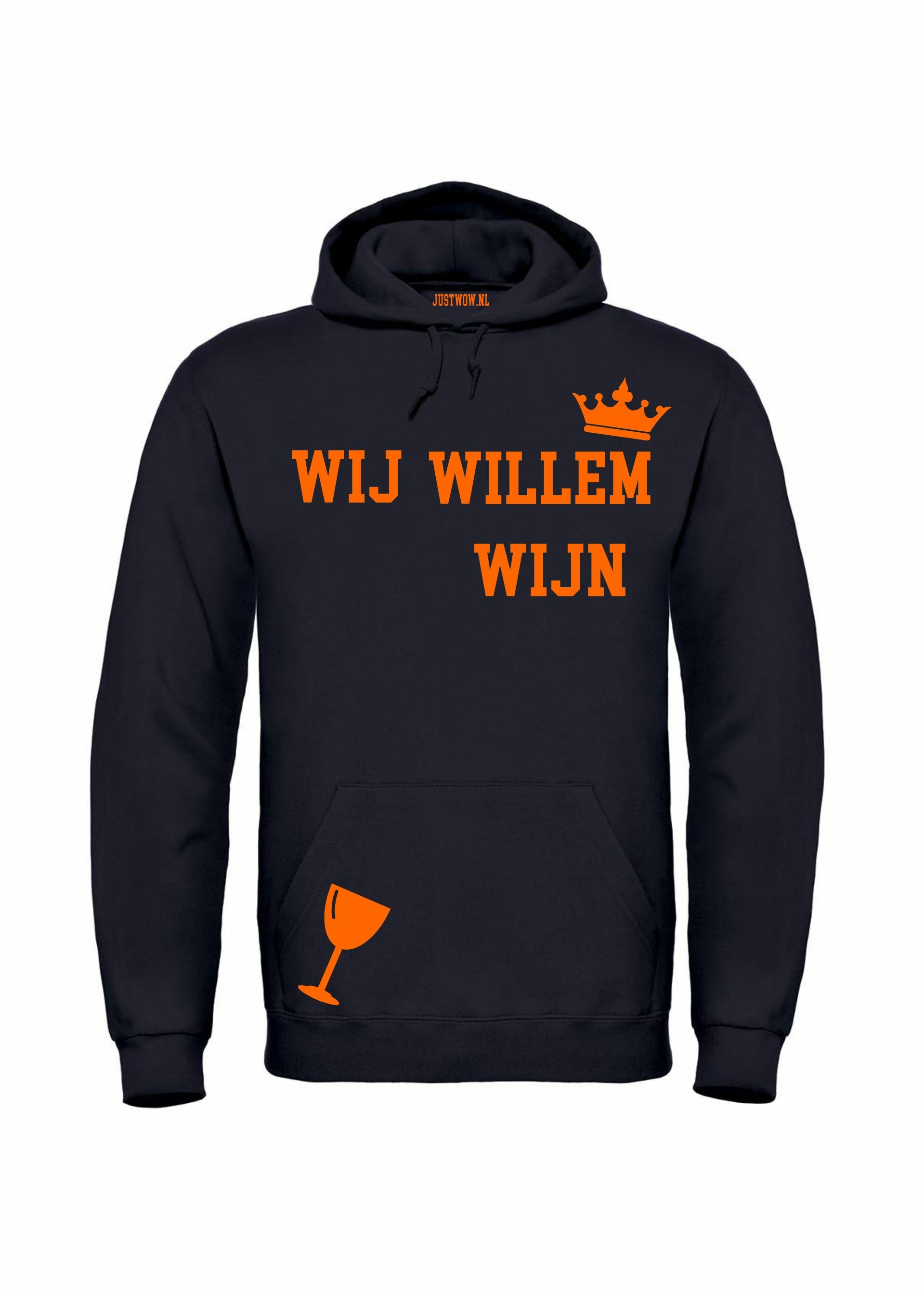 Koningsdag hoodie: Wij Willem Wijn