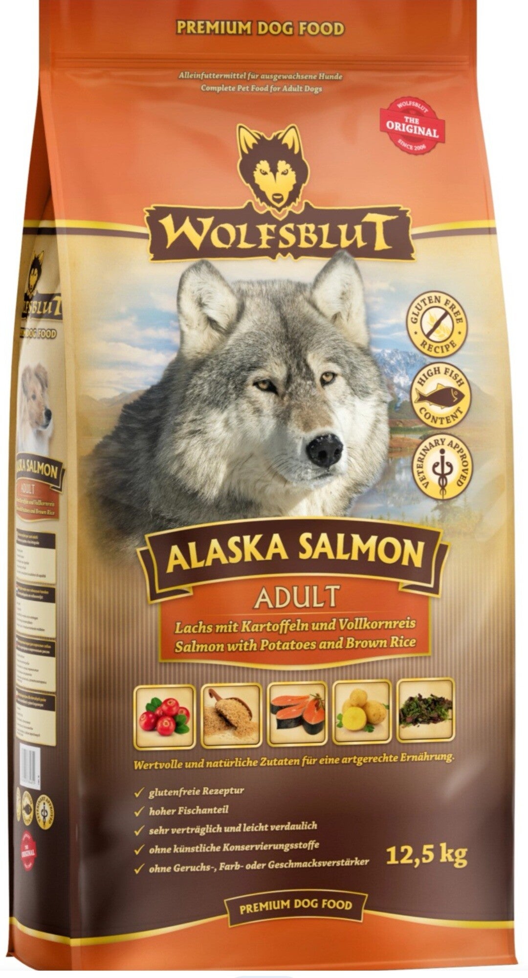 Wolfsblut Alaska Salmon Adult 12,5 kg