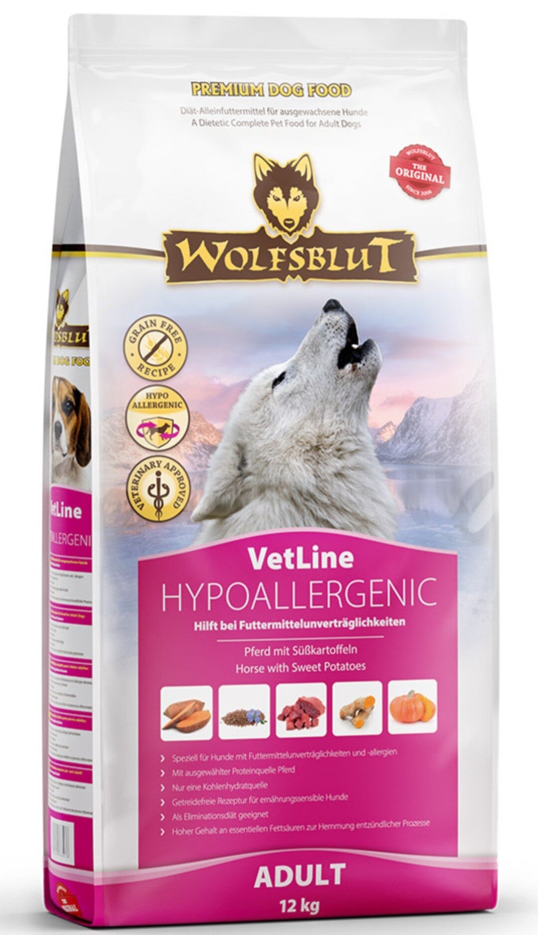 Wolfsblut Vetline Hypoallergenic 12 kg