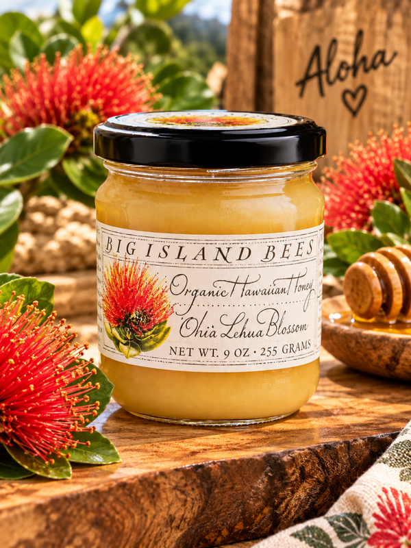 9oz Ohia Lehua Hawaiian - Raw White Honey