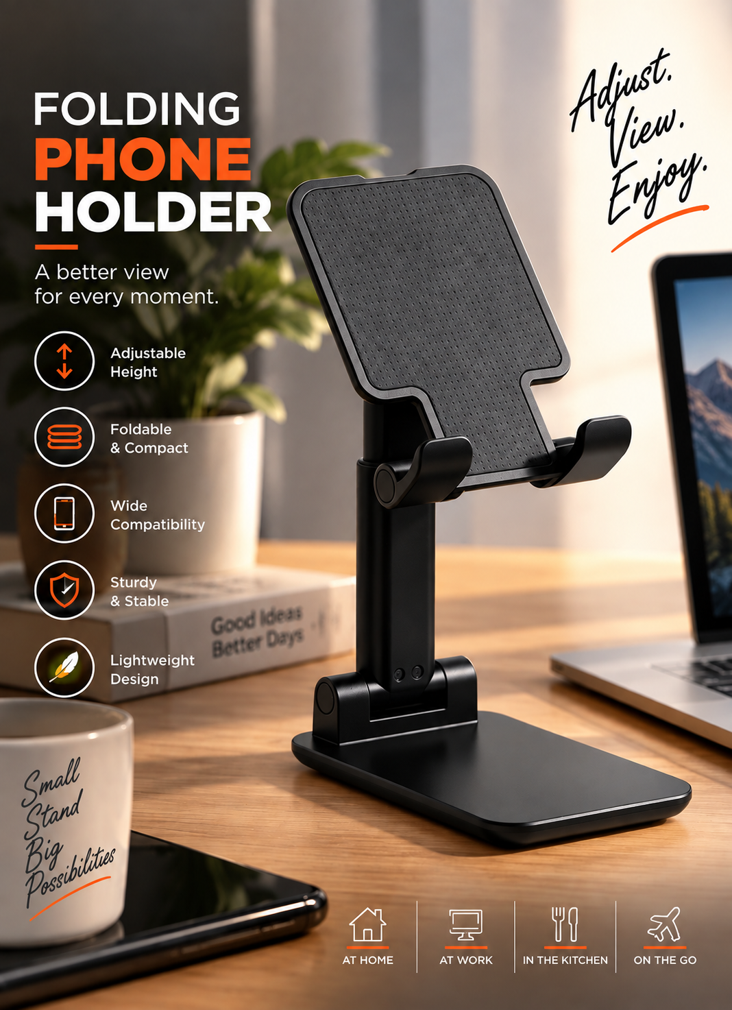 Folding Phone Holder