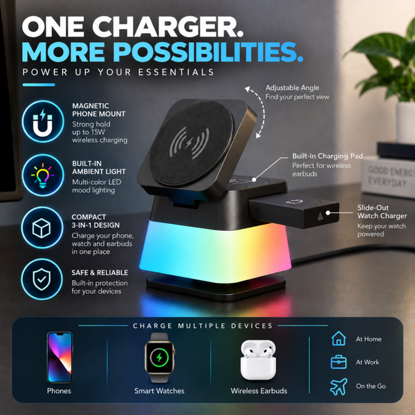 3 IN 1 Charging Station