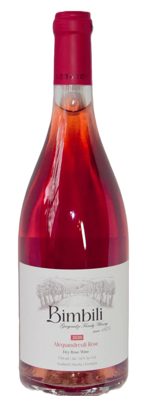 Aleqsandreuli Rosé Bimbili Gurgenidze Familiy Winery Dry Rosé 14% vol. 2020