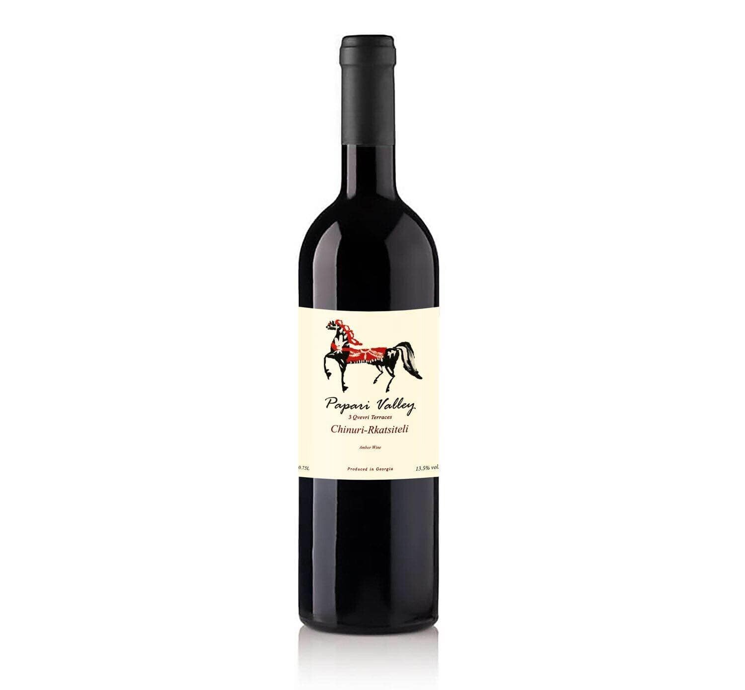 Papari Valley 3 Qvevri Terraces Chinuri-Rkatsiteli  Amber Wine Dry 13,5% vol.